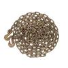 imageMytee Products 4 Pack 14quot x 20 Transport Binder Chain Grade 70 with Grab Hook  3150 LBS WLL Transport Binder Tow Chain with Hooks  Towing Equipment  Gold Chromate4  Pack