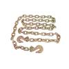 imageMytee Products 4 Pack 14quot x 20 Transport Binder Chain Grade 70 with Grab Hook  3150 LBS WLL Transport Binder Tow Chain with Hooks  Towing Equipment  Gold Chromate4  Pack