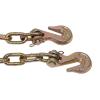 imageMytee Products 4 Pack 14quot x 20 Transport Binder Chain Grade 70 with Grab Hook  3150 LBS WLL Transport Binder Tow Chain with Hooks  Towing Equipment  Gold Chromate4  Pack