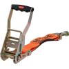 imageMytee Products 4 Pack 2quot x30 Orange Ratchet Strap with Chain Anchor  4000 Lbs WLL High Abrasion Heavy Duty Tie Down Cargo Truck Straps with Chan Anchor for Flatbed Truck Trailers PickupOrange