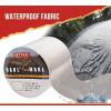 imageMytee Products 88 oz Waterproof White Vinyl Tarp Repair Tape 6 Inch x 50 FT with Heavy Duty Adhesive Backing  Tarp Patch Kit Tarp Repair KitWhite