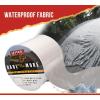 imageMytee Products 88 oz Waterproof White Vinyl Tarp Repair Tape 6 Inch x 50 FT with Heavy Duty Adhesive Backing  Tarp Patch Kit Tarp Repair KitWhite