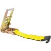 imageMytee Products Ratchet TieDown Straps with Flat Hooks 3quot x 30 Ratchet Straps Yellow  15000 Lbs Breaking Strength  TieDown Ratchet Straps for Flatbed Truck Trailers Pickup4  Pack