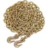 imageMytee Products 2 Pack 38quot x 16 Grade 70 Transport Binder Chain  Made in USA with G70 Grab Hooks  Tow Transport Binder Chain  6600 Lbs WLL516 x 20