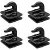 imageMytee Products 38quot Tractor Bucket Grab Hook with Backer Plate  6600lbs WLL  G70 Black Bolt On Grab Tow Hooks for Tractor Bucket Loader RV Truck UTV4  Pack