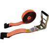 imageMytee Products Orange 2 x 30 Ratchet Tie Down Straps with Flat Hooks  12000 lbs Breaking Strength  Heavy Duty Ratchet Straps for Flatbed Trailer ampamp Truck Cargo 10 PackOrange