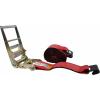 imageMytee Products Ratchet TieDown Straps with Flat Hooks 4quot x 30 Ratchet Straps Yellow  16200 Lbs Breaking Strength  TieDown Ratchet Straps for Flatbed Truck Trailers Pickup 4 PackRed