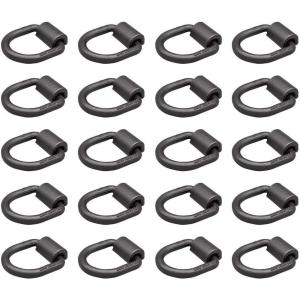 imageMytee Products 12 Pack 12quot Heavy Duty WeldOn Forged D Ring 12000 Lbs20  Pack