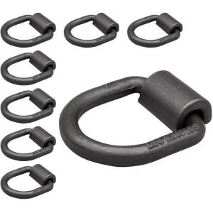imageMytee Products 12 Pack 12quot Heavy Duty WeldOn Forged D Ring 12000 Lbs8  Pack