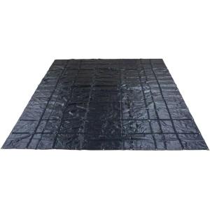 imageMytee Products 16 x 24 Flatbed Truck Tarps Heavy Duty 18oz Steel Tarp  BlackBlack