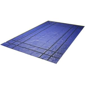 imageMytee Products 16 x 24 Flatbed Truck Tarps Heavy Duty 18oz Steel Tarp  BlackBlue