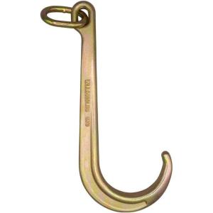 imageMytee Products 2 Pack 15quot Inch J Hook Heavy Duty Grade G70 Tow Axle Strap Wrecker Roll Back Clevis 54001  Pack