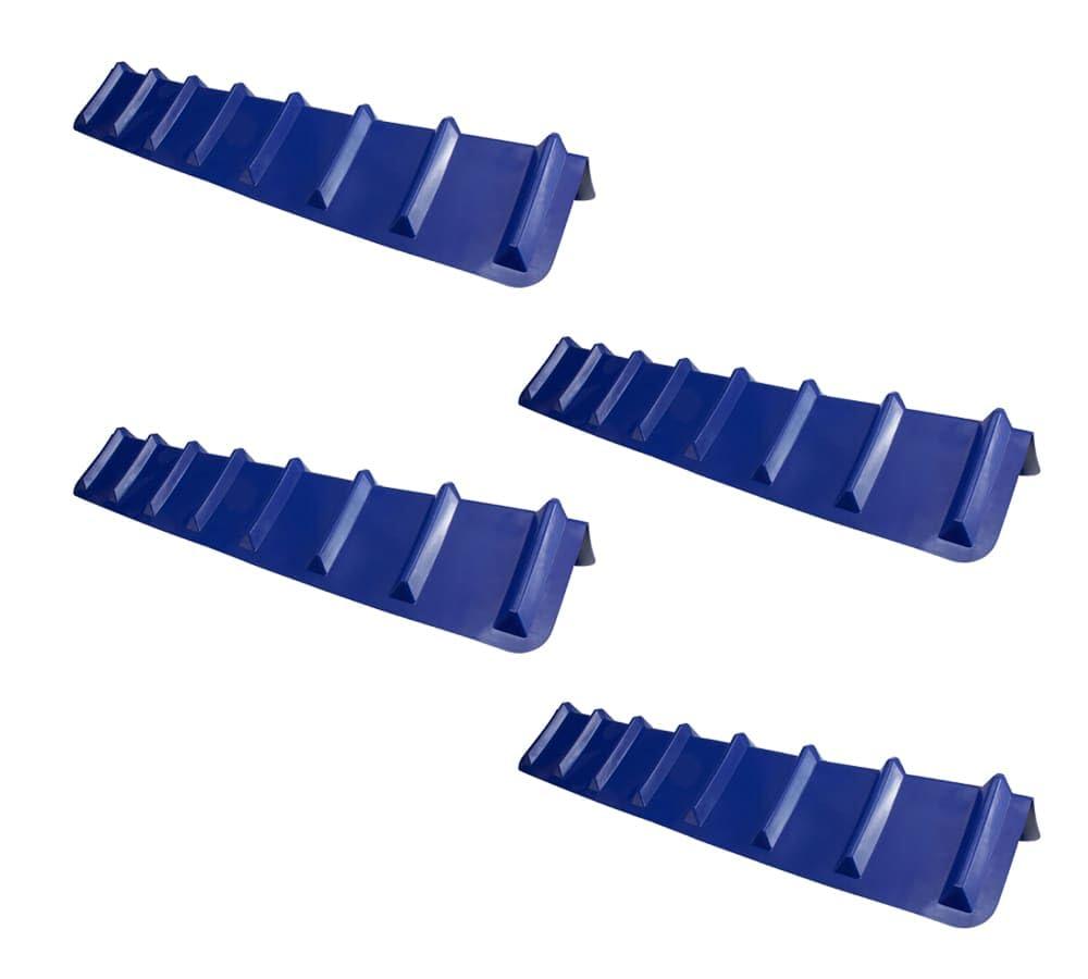 imageMytee Products 10 Pack 8quotx8quotx48quot Red Flatbed Corner Protector  V Shaped Edge Guard for TieDown Winch ampamp Ratchet Straps  Plastic Corner Protector for Flatbed Trailer Cargo LoadBlue
