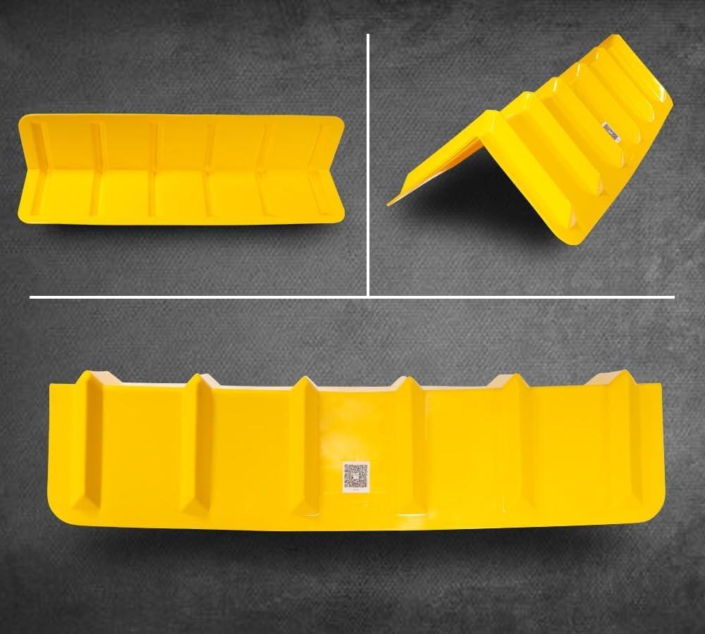 imageMytee Products 20 Pack Red Flatbed Edge Protectors  8quot x 8quot x 36quot  V Shaped Winch Ratchet Straps Plastic Corner Protector for Flatbed Cargo LoadYellow