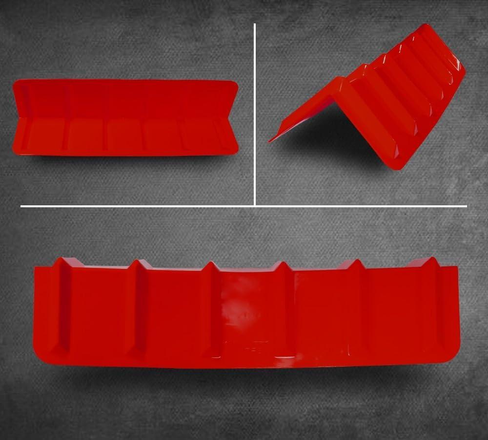 imageMytee Products 20 Pack Red Flatbed Edge Protectors  8quot x 8quot x 36quot  V Shaped Winch Ratchet Straps Plastic Corner Protector for Flatbed Cargo LoadRed