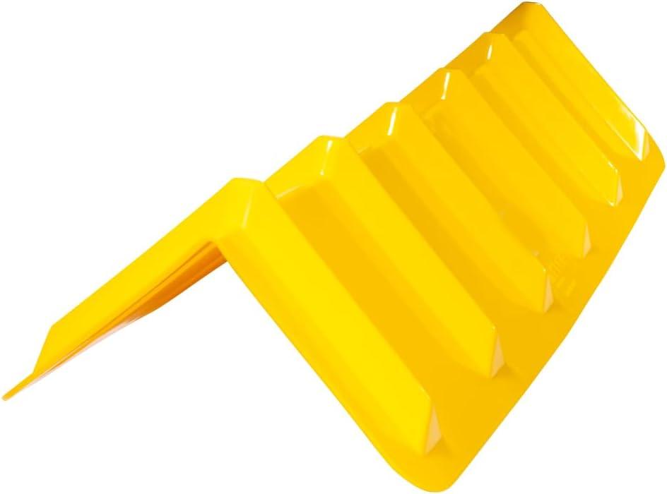 imageMytee Products 20 Pack Red Flatbed Edge Protectors  8quot x 8quot x 36quot  V Shaped Winch Ratchet Straps Plastic Corner Protector for Flatbed Cargo LoadYellow