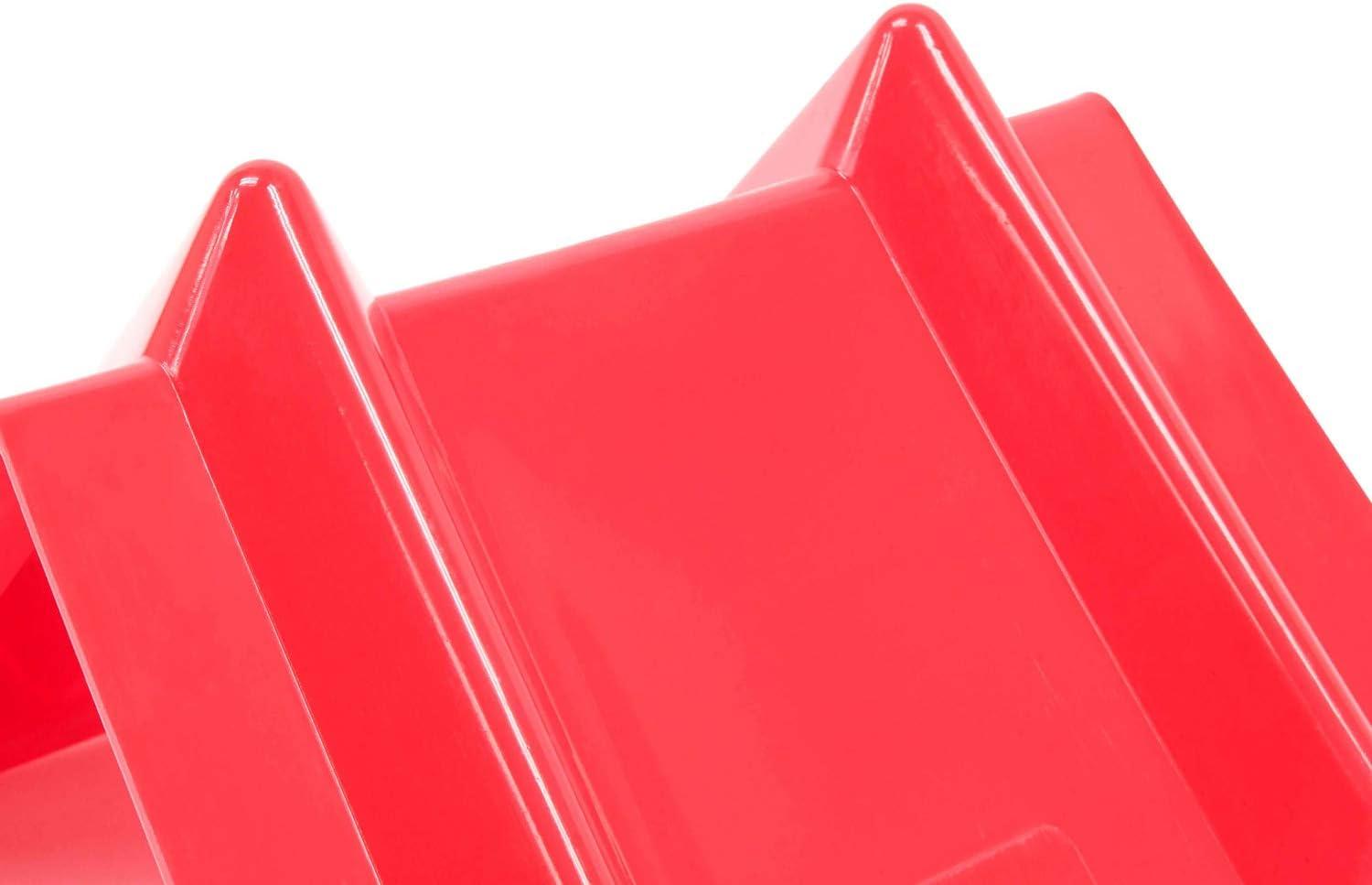 imageMytee Products 20 Pack V Edge Protectors Flatbed 8quot x 12quot Red  Vee Shaped Plastics Corner Protectors for Cargo Loads  Tie Down Strap Guard for Winch Ratchet Straps on Flatbed Truck TrailersRed