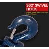 image4 Pack Snatch Block with Shackle WLL 8 Ton 34quot Wire Rope x 6quot Sheave Wrecker Recovery1  Pack