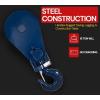 image4 Pack Snatch Block with Shackle WLL 8 Ton 34quot Wire Rope x 6quot Sheave Wrecker Recovery1  Pack