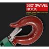 image4 Pack Snatch Block with Shackle WLL 8 Ton 34quot Wire Rope x 6quot Sheave Wrecker Recovery2  Pack