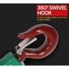 image4 Pack Snatch Block with Shackle WLL 8 Ton 34quot Wire Rope x 6quot Sheave Wrecker Recovery2  Pack