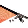 imageEZ Mount Warning Flag Red 18quot x 18quot Mesh Safety Flag DOT Compliant  Spring Loaded Quick n Easy Disconnect  4 PackOrange