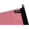imageEZ Mount Warning Flag Red 18quot x 18quot Mesh Safety Flag DOT Compliant  Spring Loaded Quick n Easy Disconnect  4 PackRed