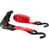 imageMytee Products 10 Pack 1quot x 10 Ratchet Strap with S Hook  Red10  Pack