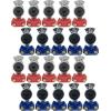 imageMytee Products 10 Pair20 Pcs Universal Glad Hand Set for Semi Trucks  10 Red 10 Blue Aluminum Gladhand for Semi Trailers Tractors RVs  Emergency Service Airline Air Brake Hose PartsBlue  Red Kit