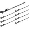 imageMytee Products 100 Pack Heavy Duty Adjustable Load Lock Bar for Semi Trailers Truck Box  8975quot1045quot Long Steel Ratcheting Cargo Bar TieDown Holder for Enclosed Truck ampamp Vans with 2quot  4quot Pads8  Pack