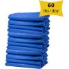 imageMytee Products 12 Pack 80quot x 72quot Moving Blankets 60 lbdz Weight  Blue NonWoven Polyester Furniture Moving Pads for Protection in Moving or Storage12  Pack