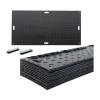 imageMytee Products 12 Pcs Ground Protection Mats  Black 3 x 8 Heavy Equipment Mats w 22 Pcs Single Connectors