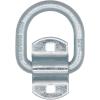 imageMytee Products 12quot BoltOn D Ring Heavy Duty Tie Down Anchor wMounting Brackets 12000 LBS Breaking Strength  White Blue Zinc  Cargo Tie Down Anchors for Flatbed Trucks Trailers 8 Pack20  Pack