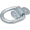 imageMytee Products 12quot BoltOn D Ring Heavy Duty Tie Down Anchor wMounting Brackets 12000 LBS Breaking Strength  White Blue Zinc  Cargo Tie Down Anchors for Flatbed Trucks Trailers 8 Pack20  Pack