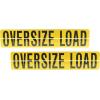 imageMytee Products 12quot x 84quot Hinged Aluminum Oversize Load Sign for Trucks  Heavy Duty Reflective Diamond Grade Aluminum Wide Oversized Load Banner for Vehicle Trailer  Safety Warning Signs12 x 60
