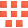 imageMytee Products 13 Pcs Safety Flag with Magnetic Flag Holder Kit  4Pcs Red ampamp 4Pcs Orange PVC Mesh Warning Safety Flag 4 Magnetic Flag Holder ampamp 1 Bag for Trucks TrailersOrange