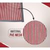 imageMytee Products 15 Pcs Magnetic Oversize Load Sign Kit  2 Mesh Oversized Load Banner 8 Pcs Mesh Warning Flag wWood Dowel ampamp Wire Loop 1 Bag ampamp 4 Magnetic Flag Holder for Construction Pedestrian SignReflective Red