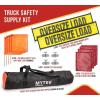 imageMytee Products 15 Pcs Magnetic Oversize Load Sign Kit  2 Mesh Oversized Load Banner 8 Pcs Mesh Warning Flag wWood Dowel ampamp Wire Loop 1 Bag ampamp 4 Magnetic Flag Holder for Construction Pedestrian SignMulti
