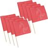 imageMytee Products 15 Pcs Magnetic Oversize Load Sign Kit  2 Mesh Oversized Load Banner 8 Pcs Mesh Warning Flag wWood Dowel ampamp Wire Loop 1 Bag ampamp 4 Magnetic Flag Holder for Construction Pedestrian SignRed
