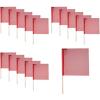 imageMytee Products 15 Pcs Magnetic Oversize Load Sign Kit  2 Mesh Oversized Load Banner 8 Pcs Mesh Warning Flag wWood Dowel ampamp Wire Loop 1 Bag ampamp 4 Magnetic Flag Holder for Construction Pedestrian SignRed