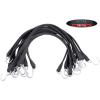 imageMytee Products 15quot Natural Rubber Tarp Bungee Straps Crimped Hooks  50 Pack100  Pack