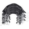 imageMytee Products 15quot Natural Rubber Tarp Bungee Straps Crimped Hooks  50 Pack100  Pack