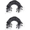 imageMytee Products 15quot Natural Rubber Tarp Bungee Straps Crimped Hooks  50 Pack100  Pack