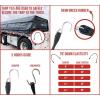imageMytee Products 15quot Natural Rubber Tarp Bungee Straps Crimped Hooks  50 Pack200  Pack