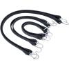 imageMytee Products 15quot Natural Rubber Tarp Bungee Straps Crimped Hooks  50 Pack50  Pack