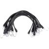 imageMytee Products 15quot Natural Rubber Tarp Bungee Straps Crimped Hooks  50 Pack50  Pack