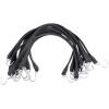 imageMytee Products 15quot Natural Rubber Tarp Bungee Straps Crimped Hooks  50 Pack50  Pack