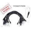 imageMytee Products 15quot Natural Rubber Tarp Bungee Straps Crimped Hooks  50 Pack50  Pack