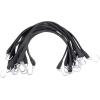 imageMytee Products 15quot Natural Rubber Tarp Bungee Straps Crimped Hooks  50 Pack70  Pack Kit