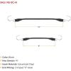 imageMytee Products 15quot Natural Rubber Tarp Bungee Straps Crimped Hooks  50 PackBlack